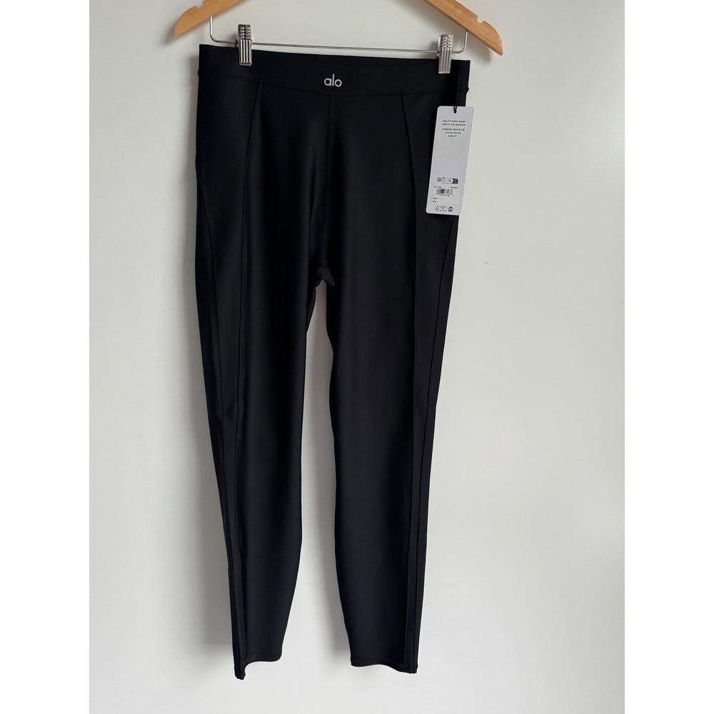 Alo Yoga Airlift High-Waist Ignite 7/8 Legging Black Activewear Large athletic